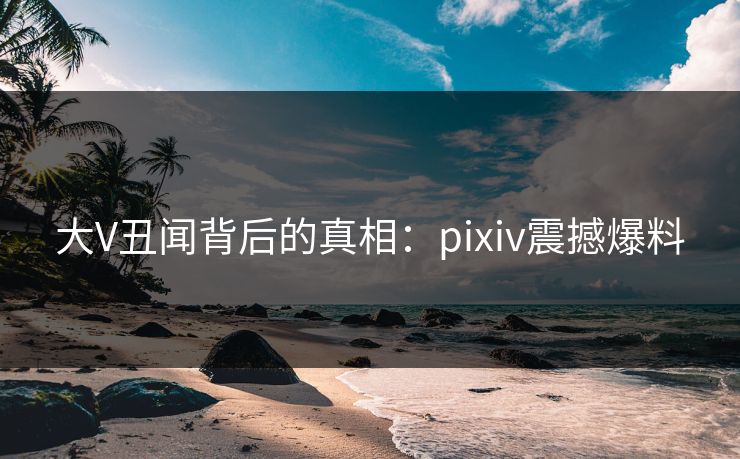 大V丑闻背后的真相：pixiv震撼爆料