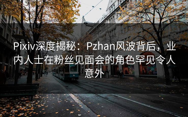Pixiv深度揭秘：Pzhan风波背后，业内人士在粉丝见面会的角色罕见令人意外